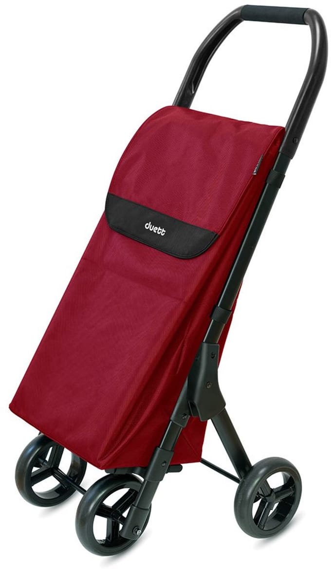 Duett Muuvi Boodschappentrolley Rood