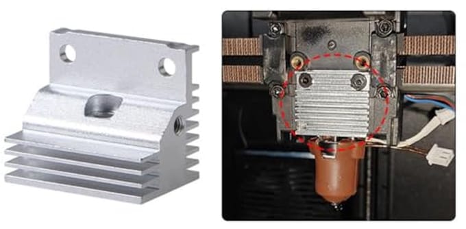 Aluminium Koellichaam voor 3D Printer Heat Sink - Efficiënte Warmteafvoer en Koeling