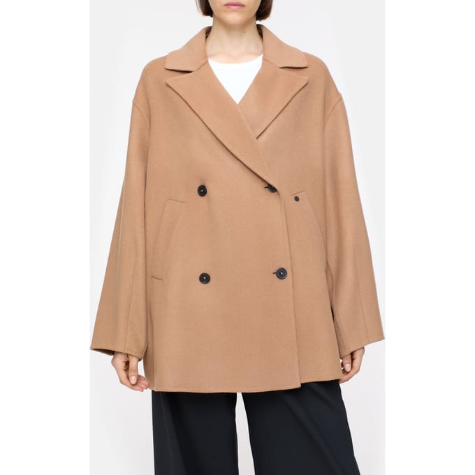 Closed Double Breasted Coat Jacket Biscotti Brown Taglia: S | Giacche corte Outlet | Donna | Marrone