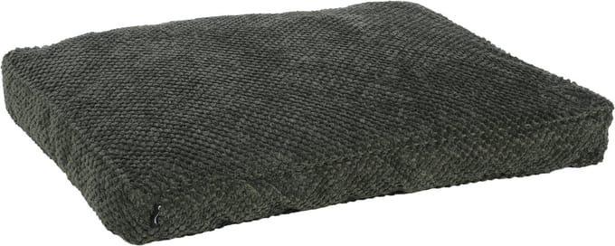 Kussen Erbel Rechthoekig Donkergroen met rand 80x60x10cm