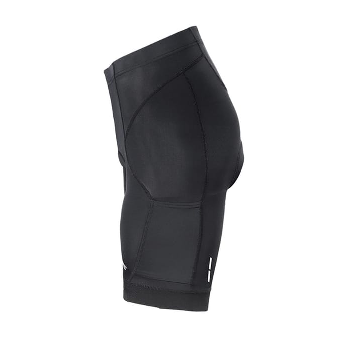 Short de vélo rembourré pour hommes Short de cyclisme élastique respirant à séchage rapide avec poches L black