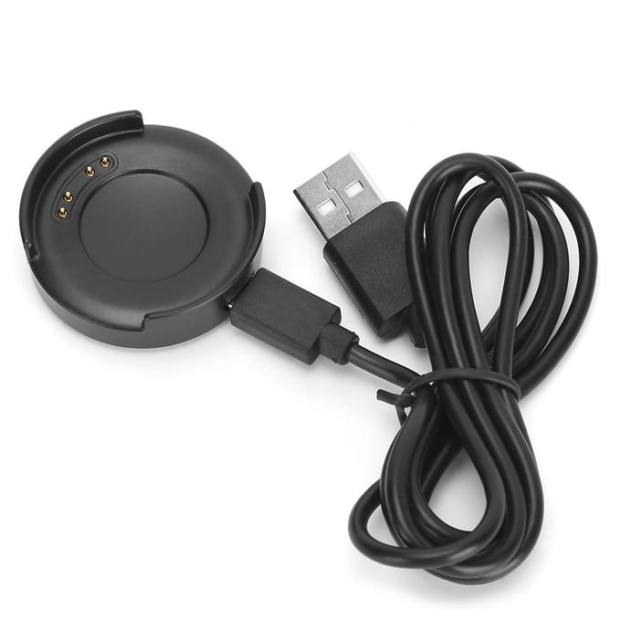 Draagbare Oplaadbasis Dock met 1m 3.3ft Datakabel Oplader voor Honor S1 Smartwatch gray