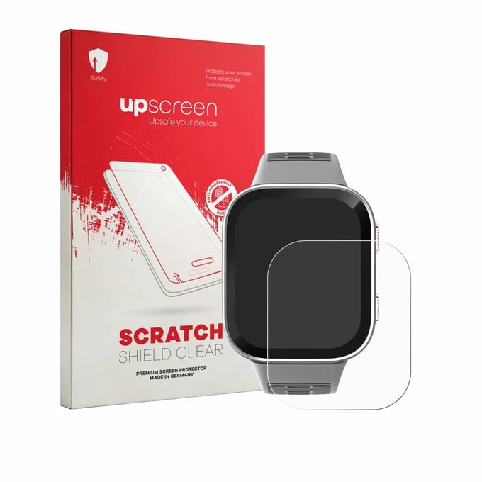 upscreen - Screenprotector voor Amazfit Bip Max - Folie Beschermfolie transparant