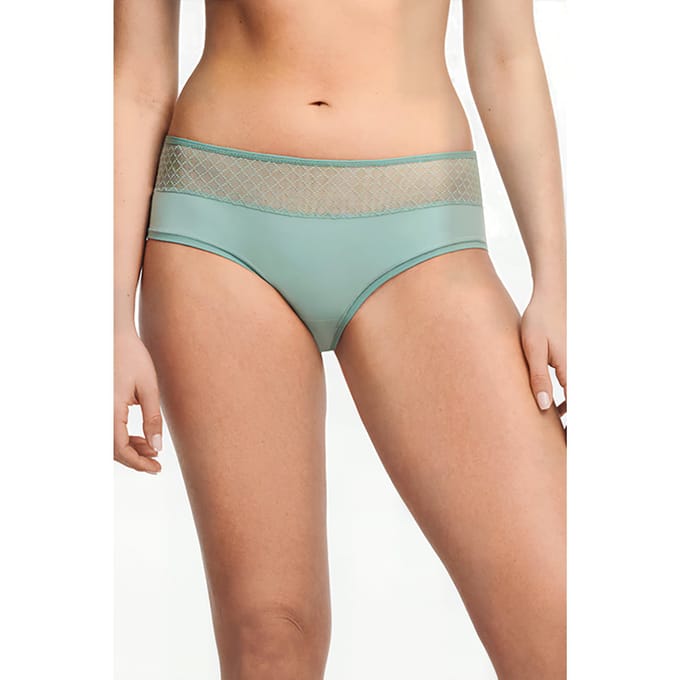 Chantelle Co Bo. Shorty Covering Std W. Trellis Green Maat: 40 | Slipjes Outlet | Dames | Groen