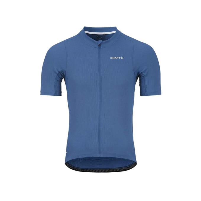 Craft Adv Endur Korte Mouw Wielertrui Blauw L Man