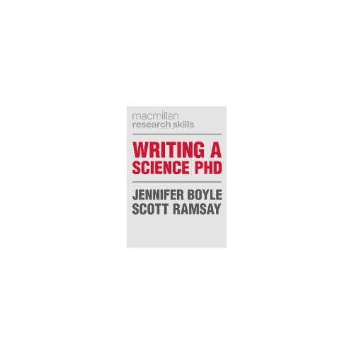 Writing A Science Phd - Jennifer Boyle