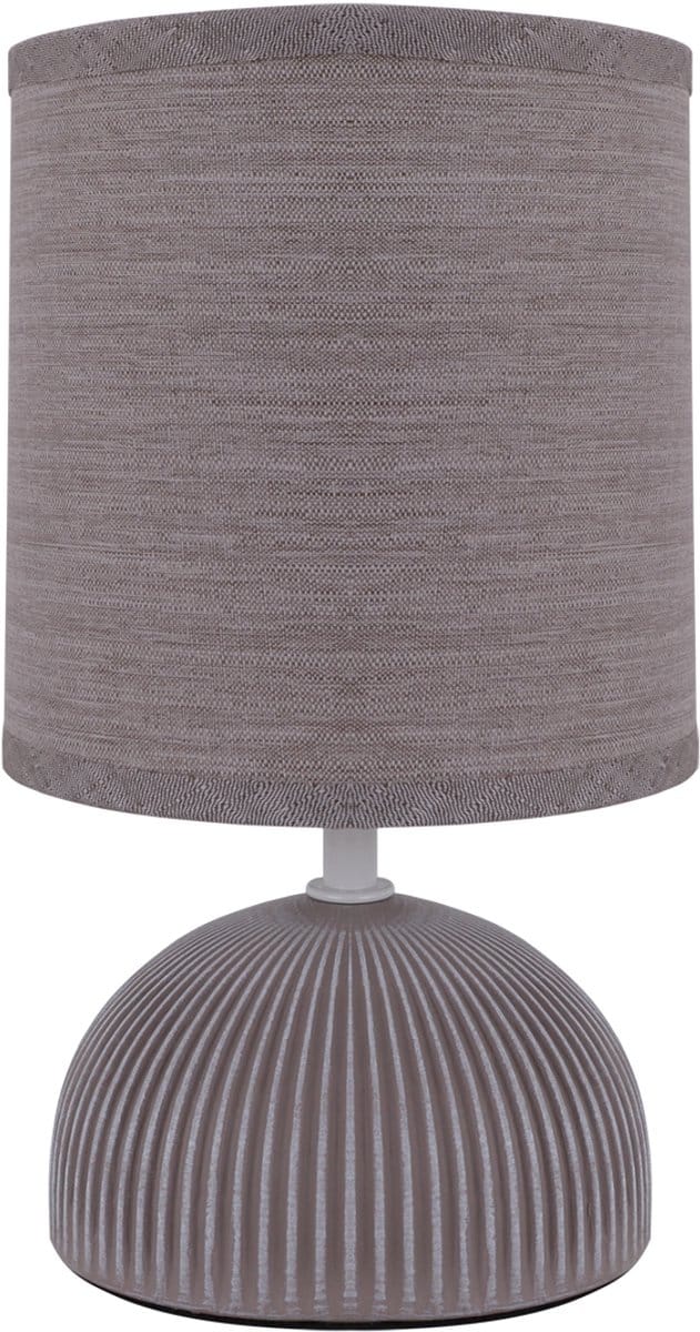 PASMA - Tafellamp - Nachtlamp - Textiel Bruin - E14 Fitting