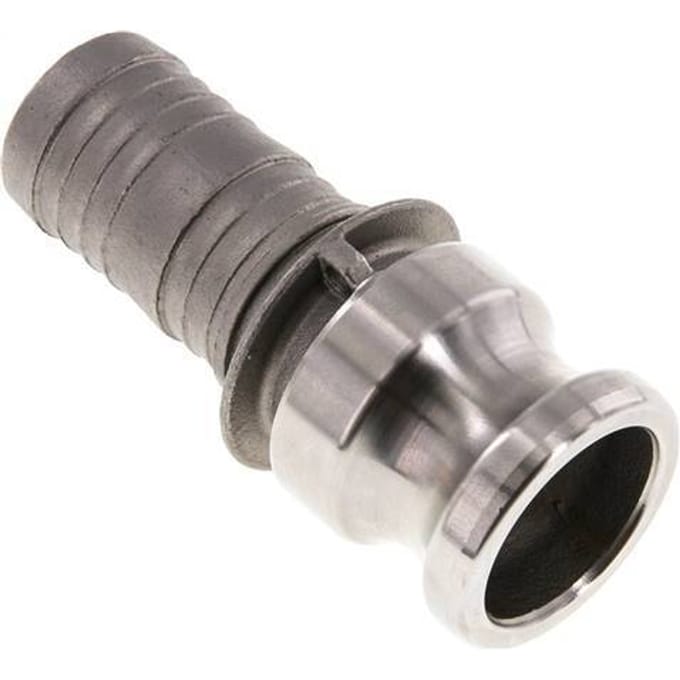 Camlock DN 32 (1 1/4'') Koppeling RVS met slangpilaar (32 mm) Type E MIL-C-27487