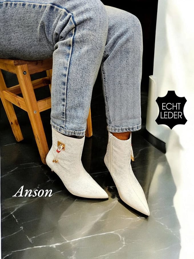 Barla Shoes - Anson - Kroko dessin - Korte laars