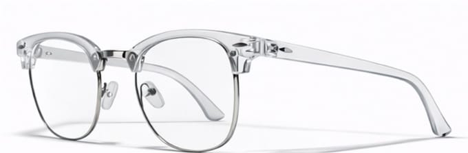 computerbril.shop® Browline | +1.50 | Transparant | Computer Bril | Beeldschermbril | Unisex Blue Light Glasses | Anti Blauw Licht