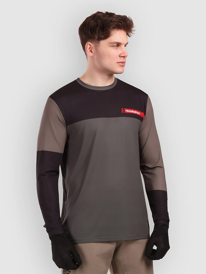 Horsefeathers Quantum Long Sleeve Jersey grijs