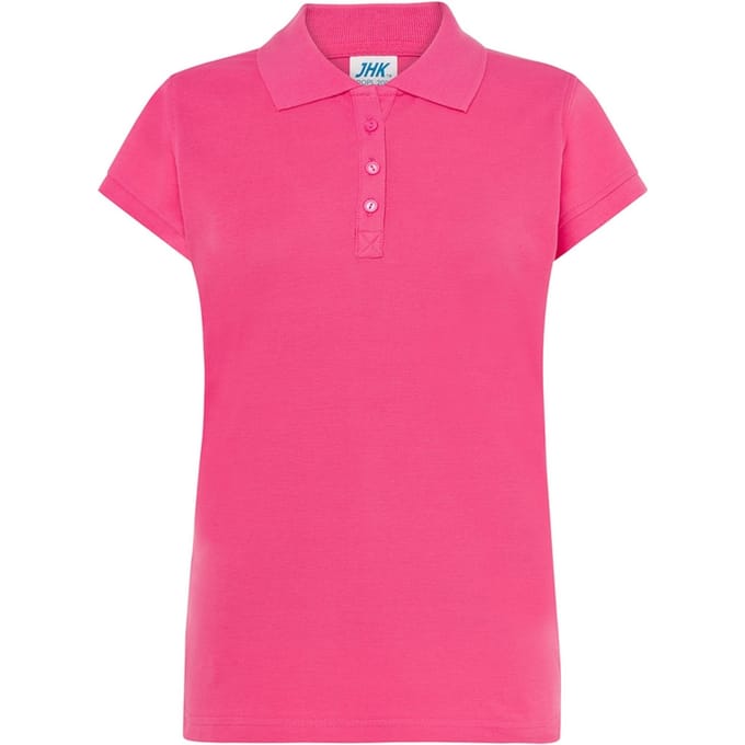 JHK Dames/Dames Regular Poloshirt (Azalea)
