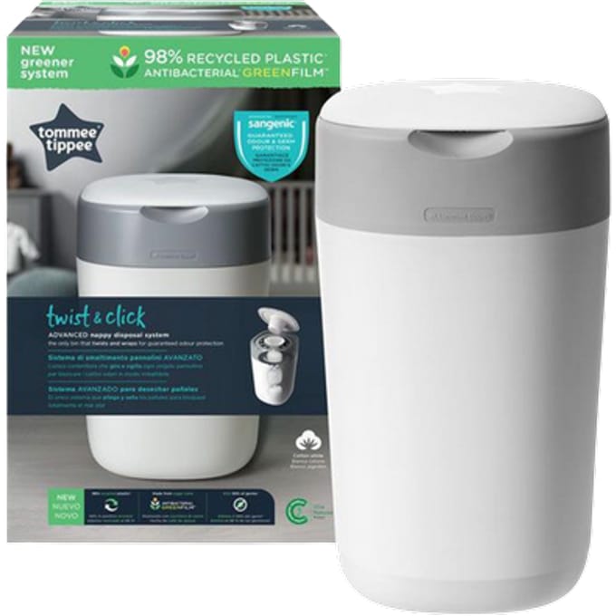 Tommee Tippee Twist &amp; Klik Op Luier Bin Incl. 1 Vul Wit Bij 1 st