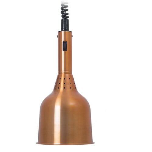 GGM Gastro Infrarood warmtelamp - 250W - Ø180mm - hoogteverstelbaar - Koper koper