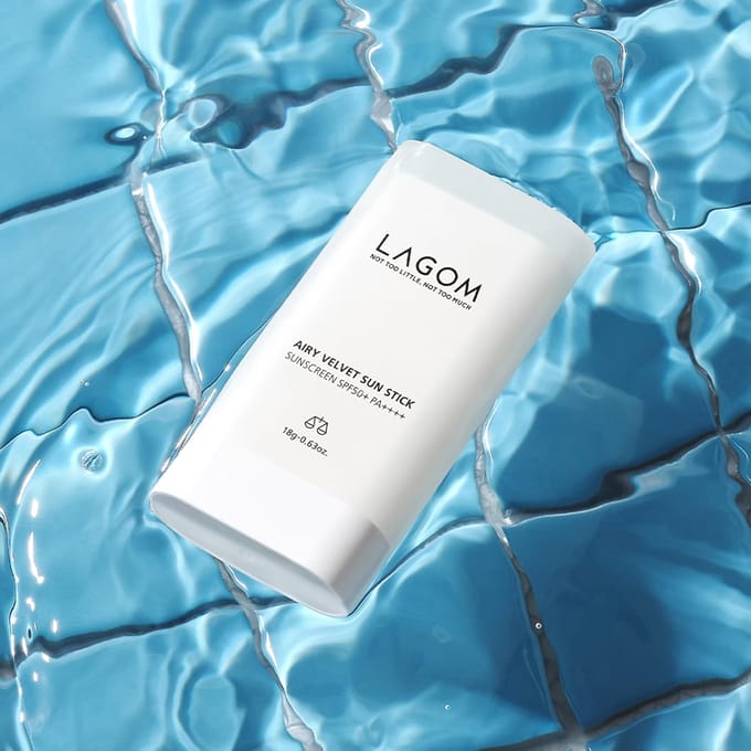 [LAGOM] Airy Velvet Sun Stick SPF 50+ PA++++ 18g white