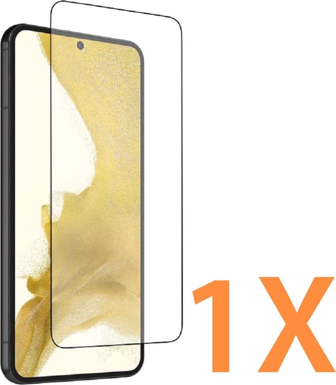 Glasplaatje Geschikt voor: Samsung Galaxy S23 FE - 1x Screenprotector - screen protector - glas - bescherm - beschermglas