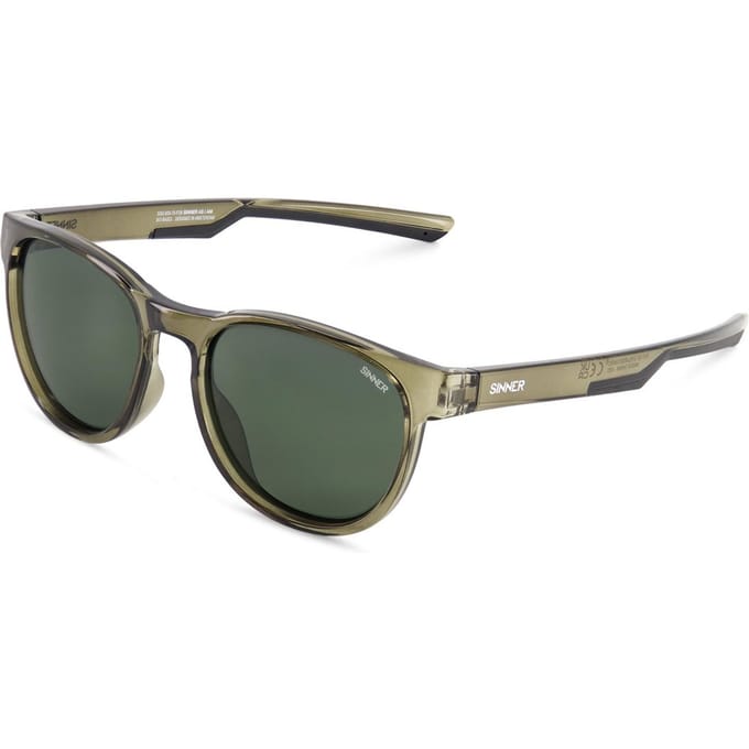 SINNER Niva - Zonnebril - Polariserende SINTEC®-lenzen - Groen/ zwart - Unisex - One size - BIO based frame
