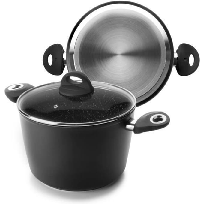 Marmite - IBILI - Nature - 20 cm - Antiadhésif Pierre - Compatible Induction