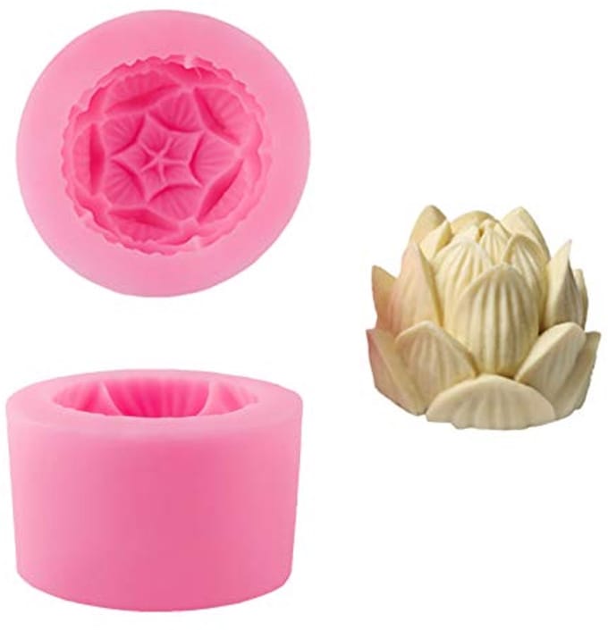 3D Lotus Kaars Mal voor Zelfgemaakte Kaarsen en Zeep