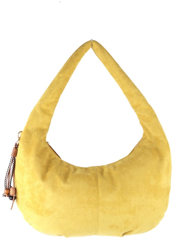 Giuliano kunstlederen suede schoudertas Adelyn - Dames - Geel