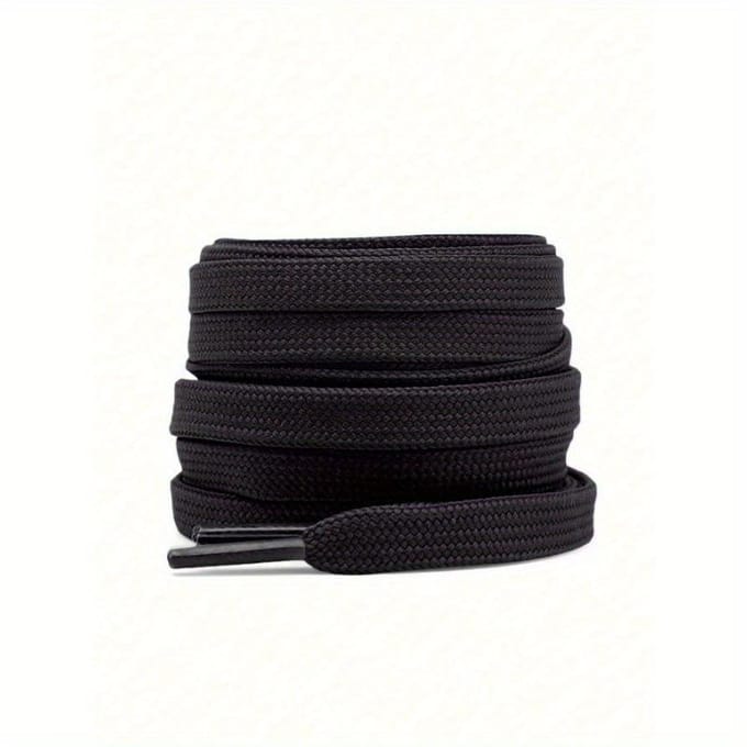1 paire de lacets solides pour la décoration de baskets 1 pair noir