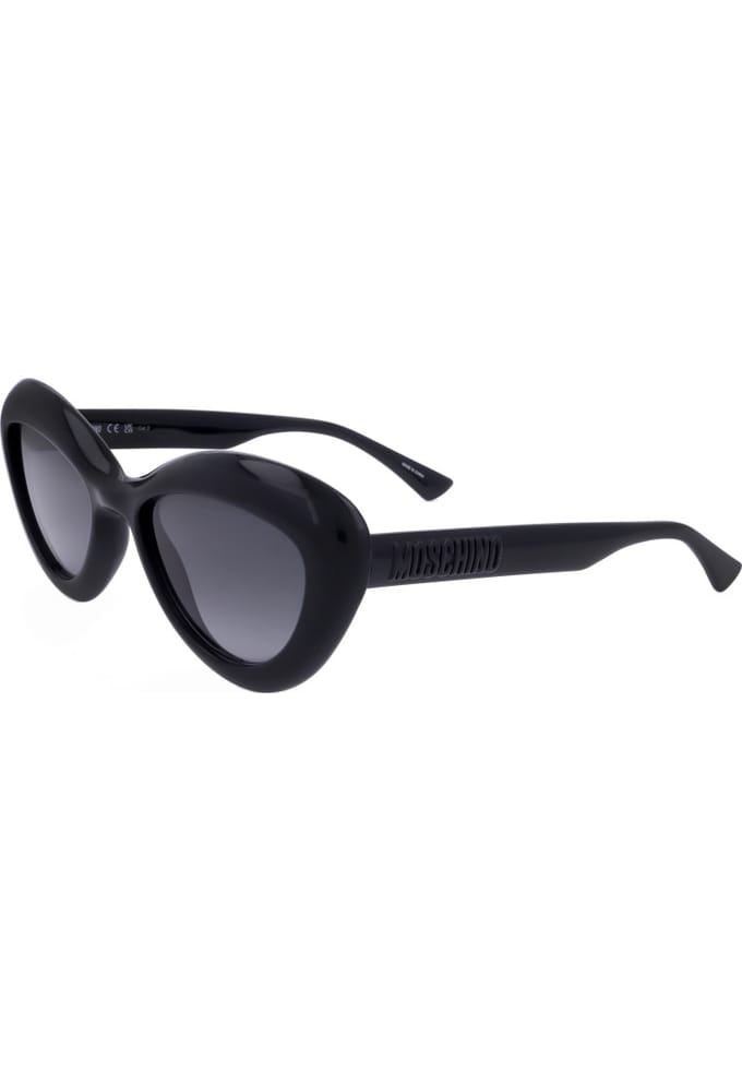 Moschino Dames 55mm Zwarte Zonnebril MOS163-S-807-55