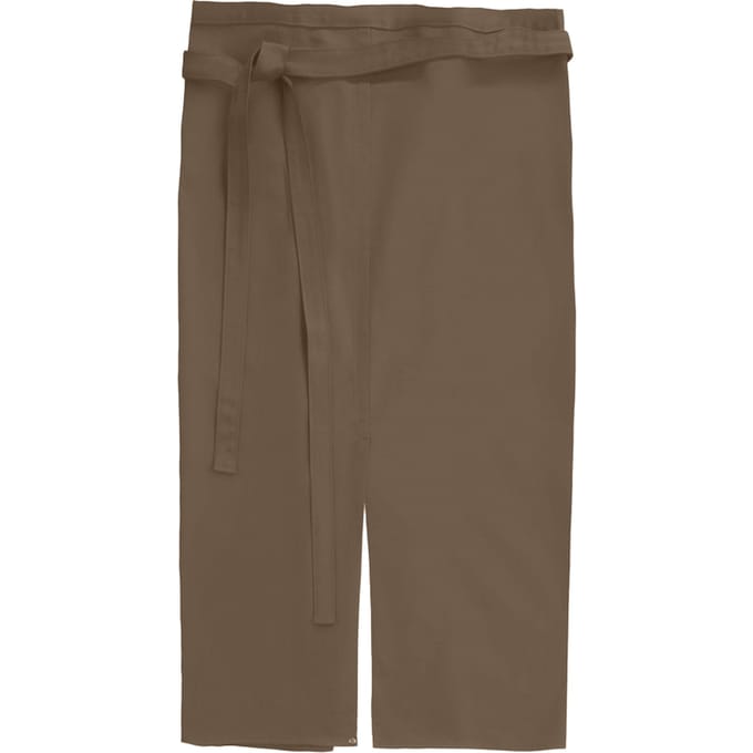 CG Workwear Milano schort met split aan de voorkant (Taupe)
