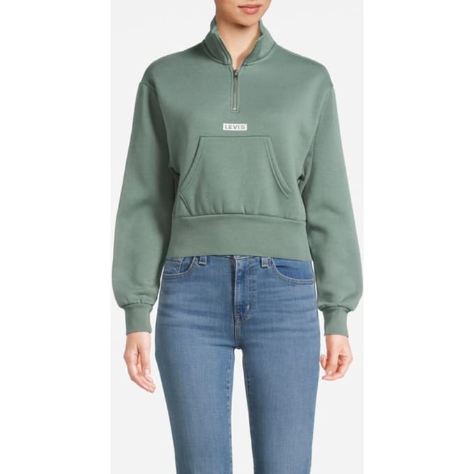 Levi's Lsegraphic Sara 1/4 Zip Ys Babytab Sara Größe: M | Pullover Outlet | Damen