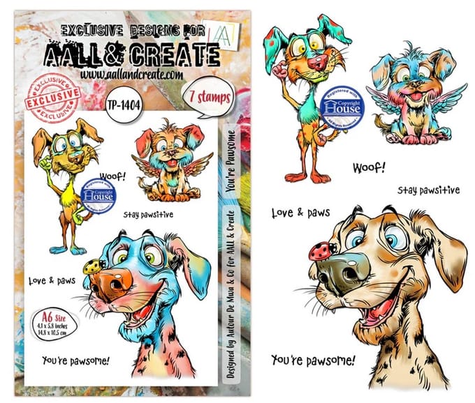 Aall & Create clearstamp A6 - You're pawsome
