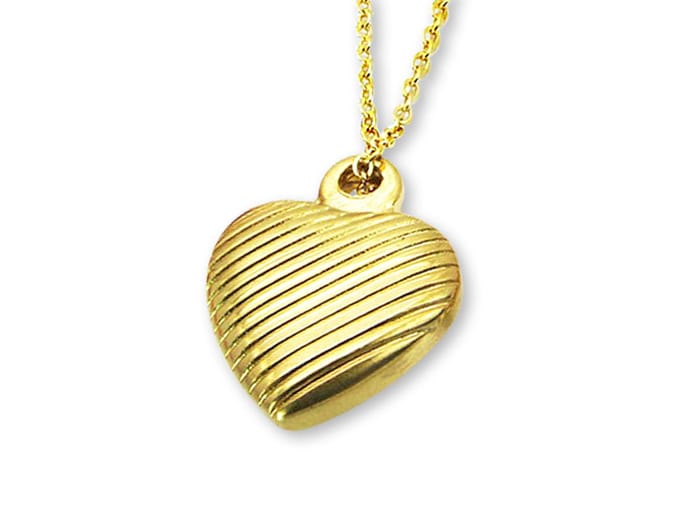 Montebello Ketting Bodina Gold - 316L Staal - Hart - 18x21mm - 45cm