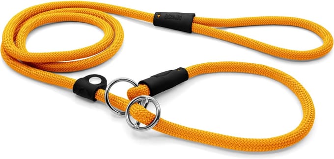 Morso Hondenriem Retrieverlijn Regular Rope Gerecycled Gold Goud