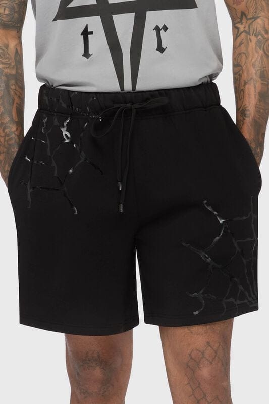 Killstar - Gothic Shorts - Norix Jogger Shorts - M tot XL - voor Mannen - zwart