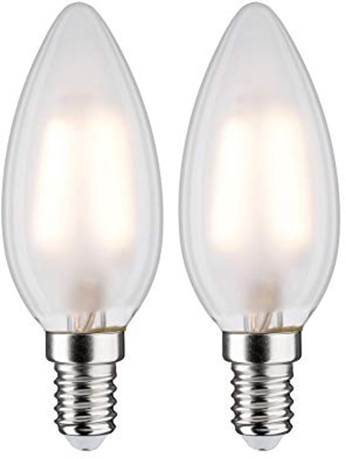 LED kaarslamp 2x3W E14 dimbaar 2700K