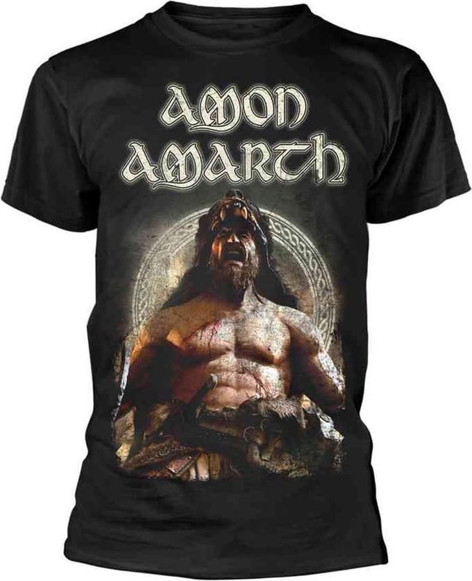 Amon Amarth Heren Tshirt -S- Berzerker Zwart