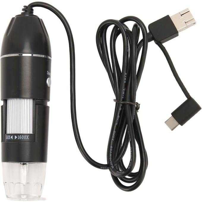 Digitale Microscoop USB Type C Micro USB 3 in 1 50X tot 1600X Vergroting 8 LED Vergrootglas Camera
