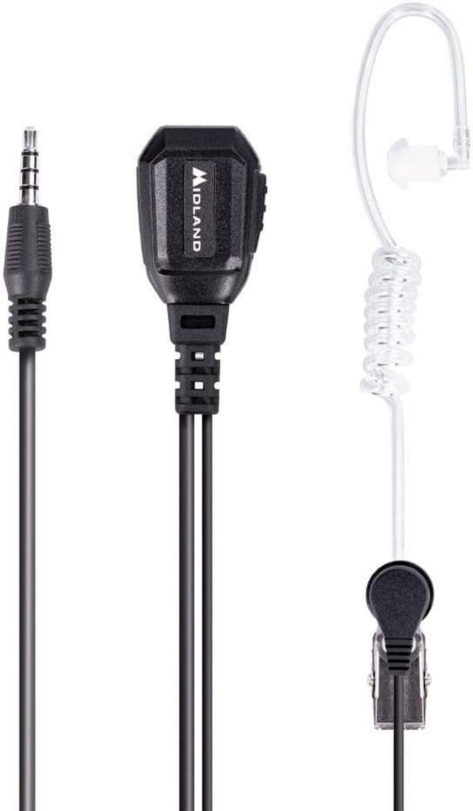 Oortelefoon Microfoon met PTT Knop voor Portofoons