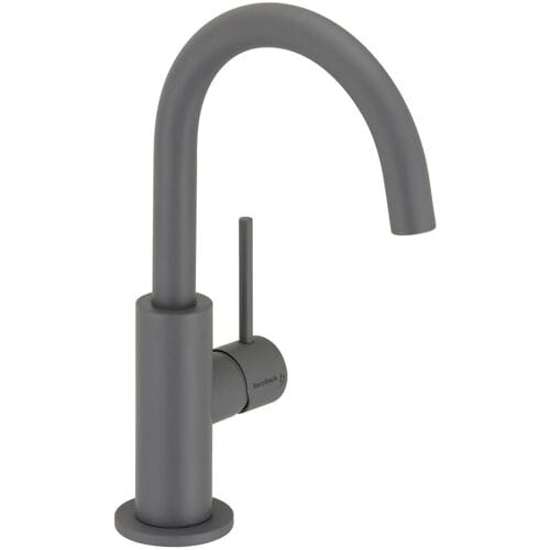 Herzbach DEEP GREY Single-lever basin mixer slim M-Size 23.203420.1.06