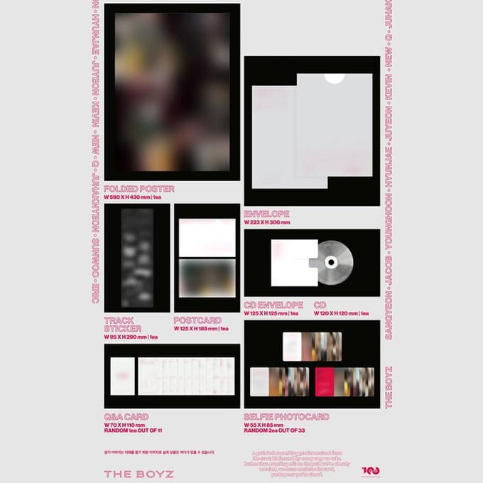 THE BOYZ - Onverwacht (Fotoboek ver.) Random black