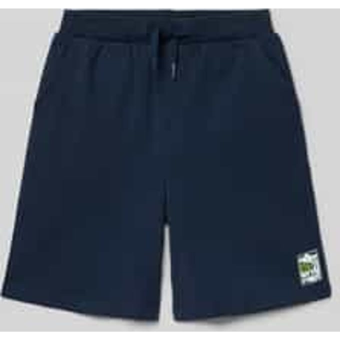 Bermuda ruime pasmiddel hoge taille brede pijp met print detail kind s.Oliver