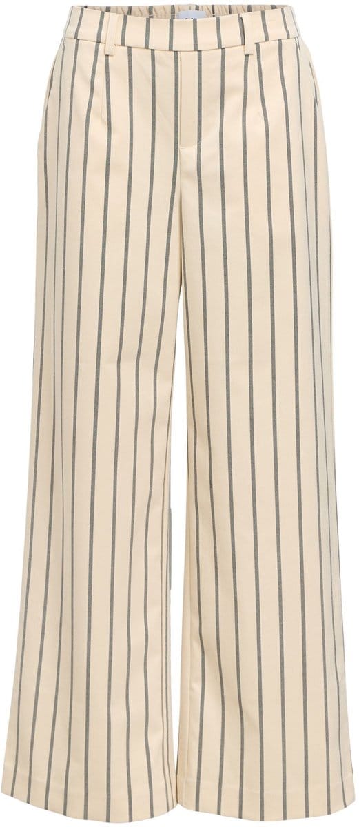Object Objlisa Wide Pant Broeken Dames - Beige - Maat 34