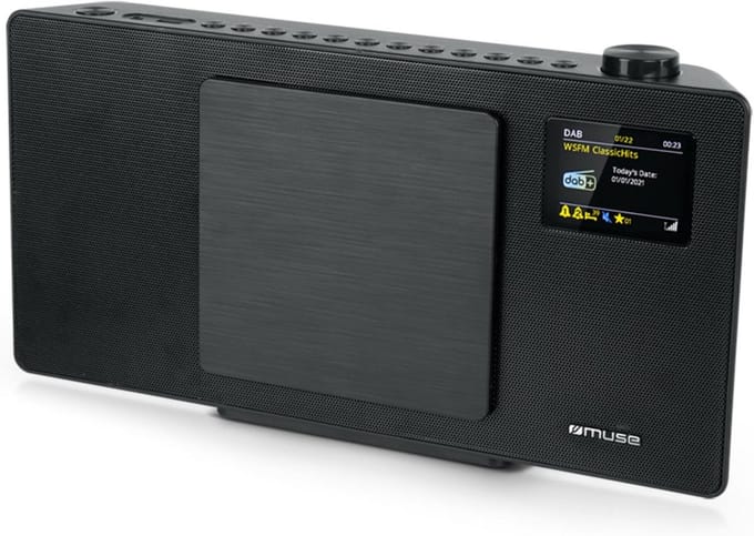 Compact Stereo Set met DAB+ Radio, CD Speler en Bluetooth - USB & AUX Ingang