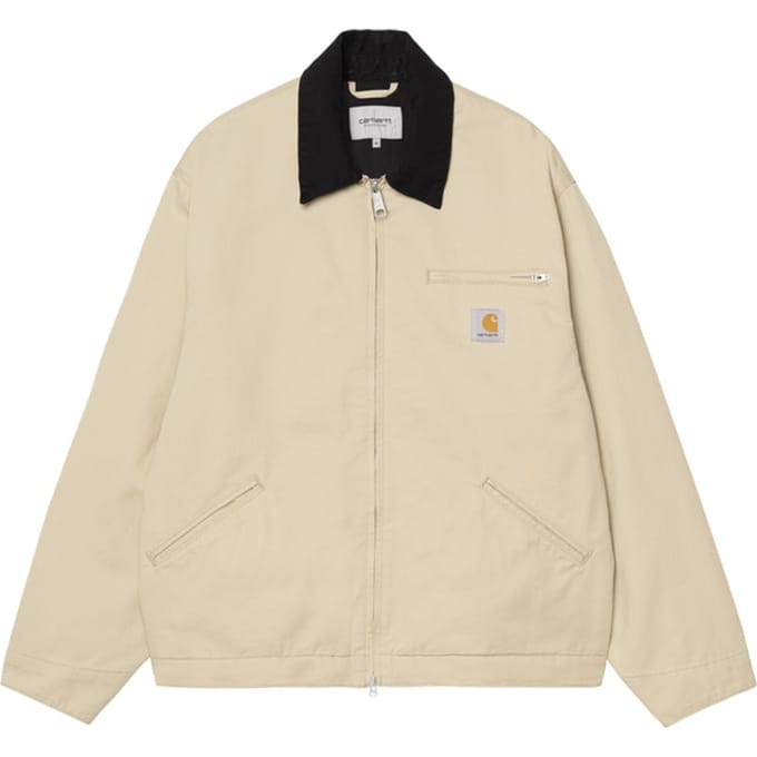Carhartt Og Detroit Jas Poplin Lined Bruin