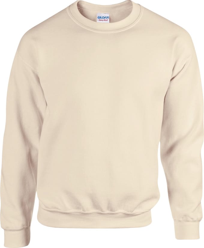 Gildan - Heavy Blend Unisex Sweater - Sand maat M