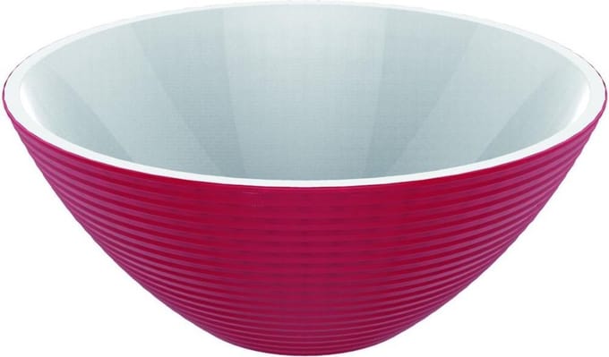 Zak!Designs Saladeschaal 2-Tone Acai - Ø 16 cm - 600 ml - Rood
