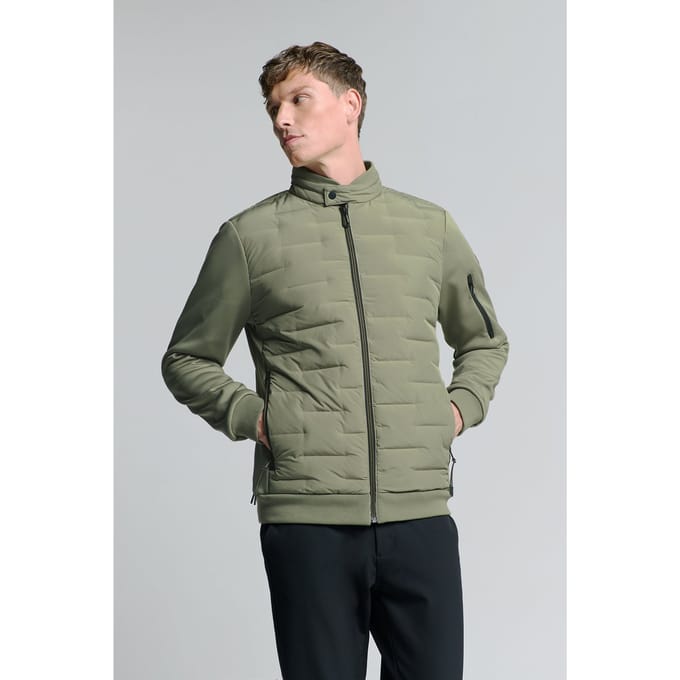 No Excess Jacket Short Fit Sealed Knitted Mix Light Army Größe: XXL | Bomberjacken Outlet | Herren | Grün
