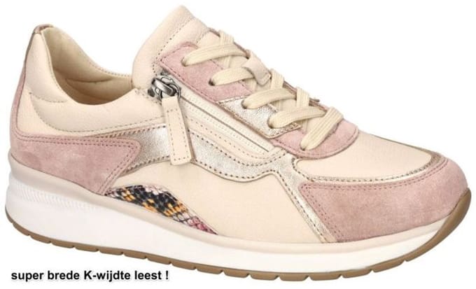 Gabor -Dames - oud roze - sneakers - maat 38