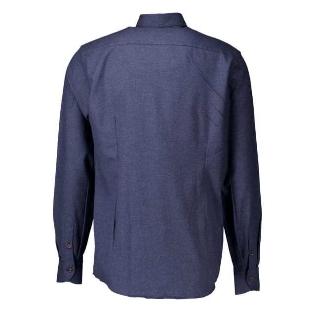 John Miller  Lange Mouw Overhemden Donkerblauw 5141848