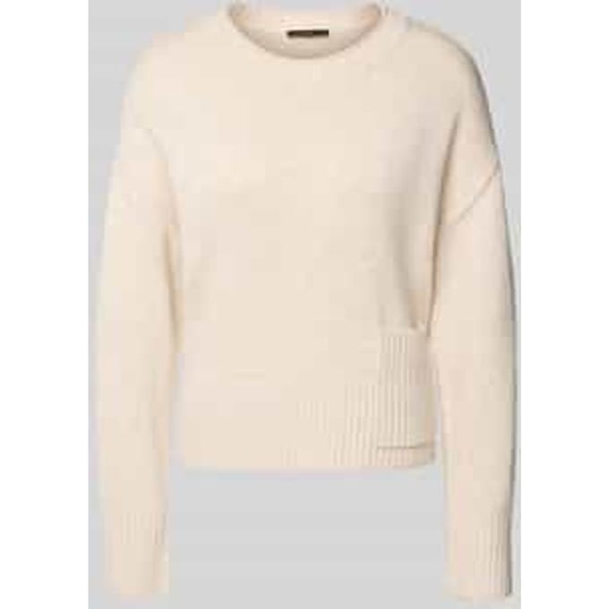 Wollen pullover met ronde hals
