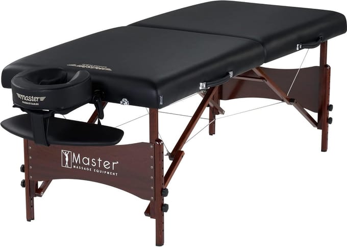Draagbare Houten Massage Bank 71cm - Comfortabel en Duurzaam
