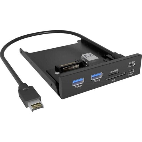 ICY BOX IB-HUB1419-i3 3.5 inch HDD-inbouwframe Zwart
